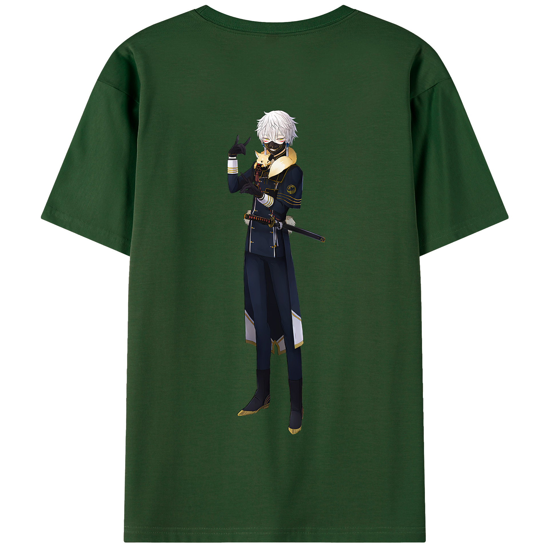 （画像用） 刀剣乱舞 Touken Ranbu 綿100％半袖Tシャツ（背面プリント）